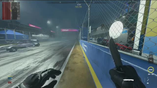 the cars on crown raceway actually