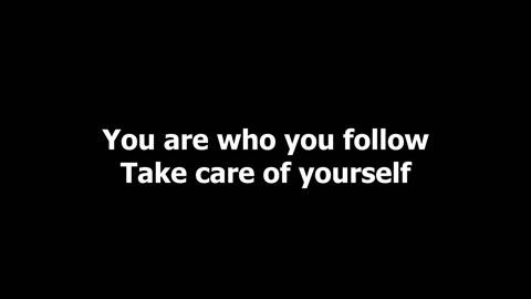 Do you take care of yourself?