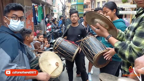 Dhime Baja VII, Pachali Bhairav Jatra, Kathmandu, 2080, Day 1