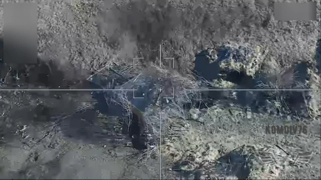 The destruction of the French 155-mm howitzer