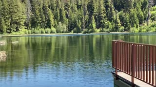 Black Pine Lake in Okanogan National Forest