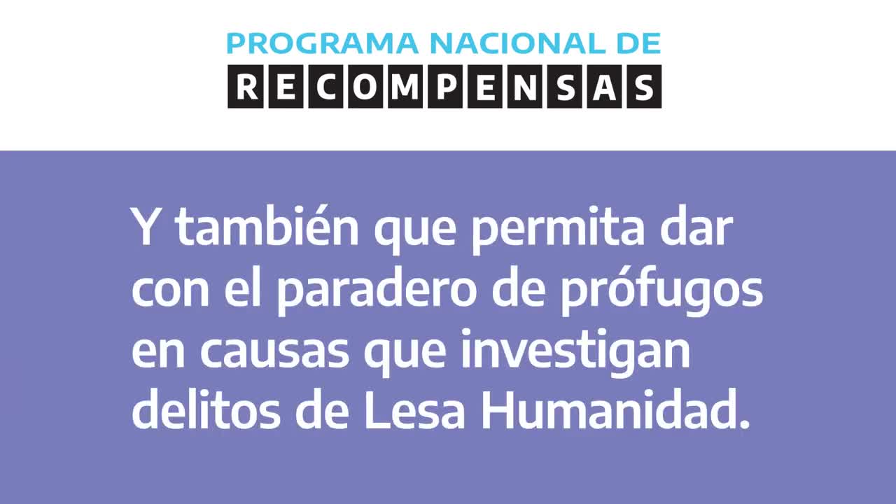Programa Nacional de Recompensas