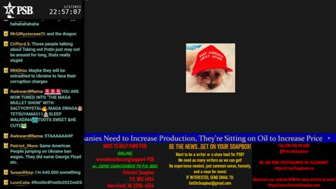 2022-03-03 22:00 EST - The MAGA Mullet Show: with MagaSwaga