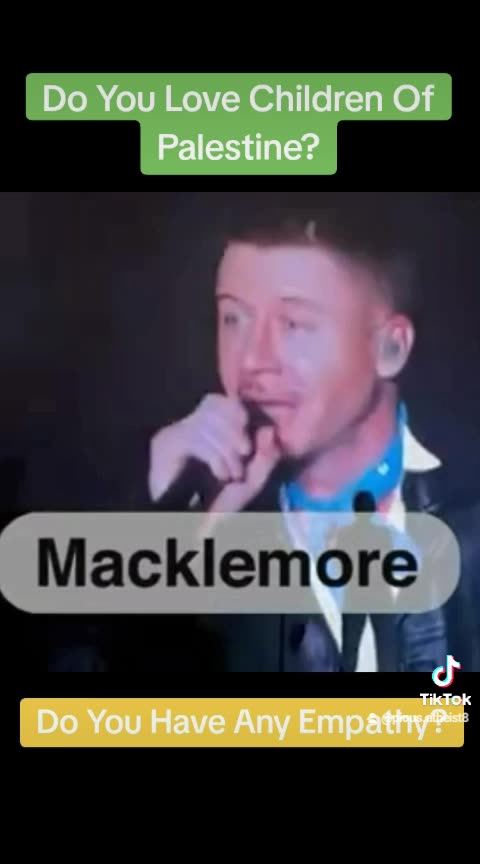 Macklemore Calls For Free Palestine
