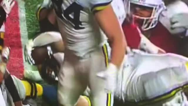 Michigan touchdown after an interception vs Rutgers