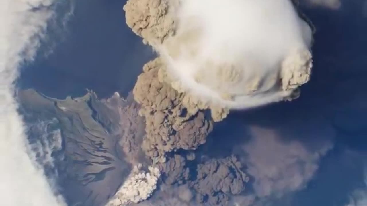 NASA _ Sarychev Volcano Eruption from the International Space Station