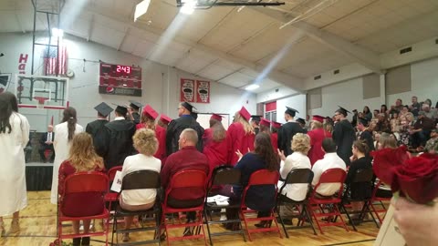 Hamilton Illinois High School : Brendan Graduation Hat Throw