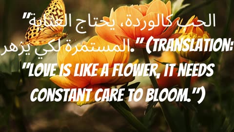 Arabic Quotes on Love!