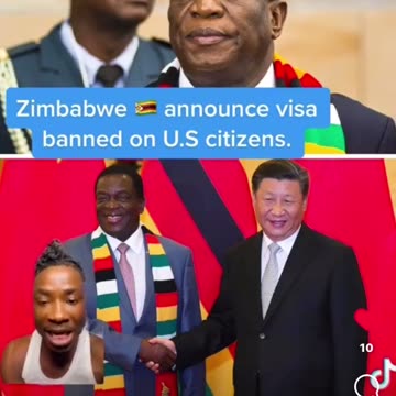 Africa Closing Doors on America 🇺🇸 Zimbabwe 🇿🇼 announces visa banned US CITIZENS