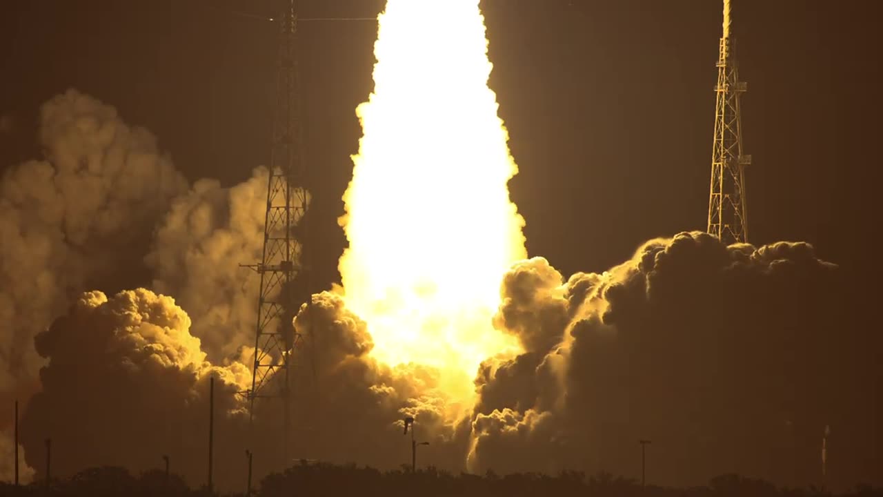 Slow Motion Liftoff of NASA's Artemis I Moon Rocket