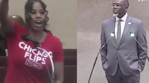 Watch woman calls Chicago Mayor a N*** PT 1