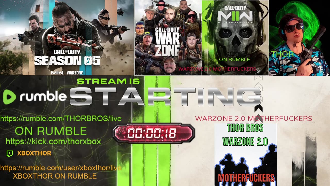 LIVE STRAMING WARZONE 2.0 WITH THOR BRO AND SHIT TALKING