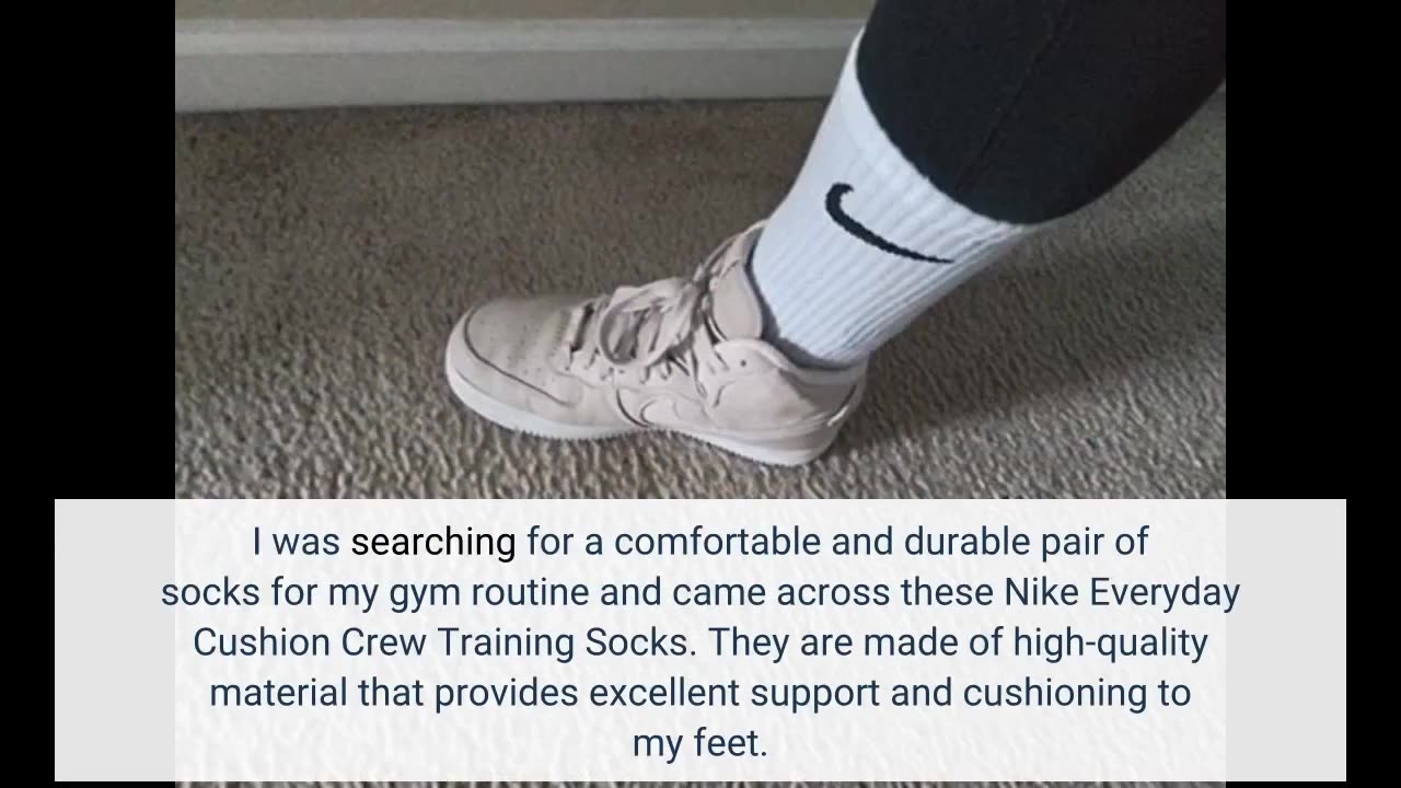 Buyer Feedback: Nike Everyday Cushion Crew Training Socks