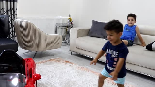 Yusuf and Baby's Funny Cordless Car Story