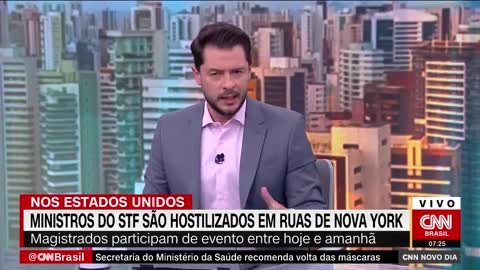 Manifestantes hostilizam ministros do STF na porta de hotel em Nova York | NOVO DIA