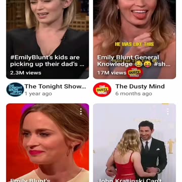 Why do you love Emily Blunt?