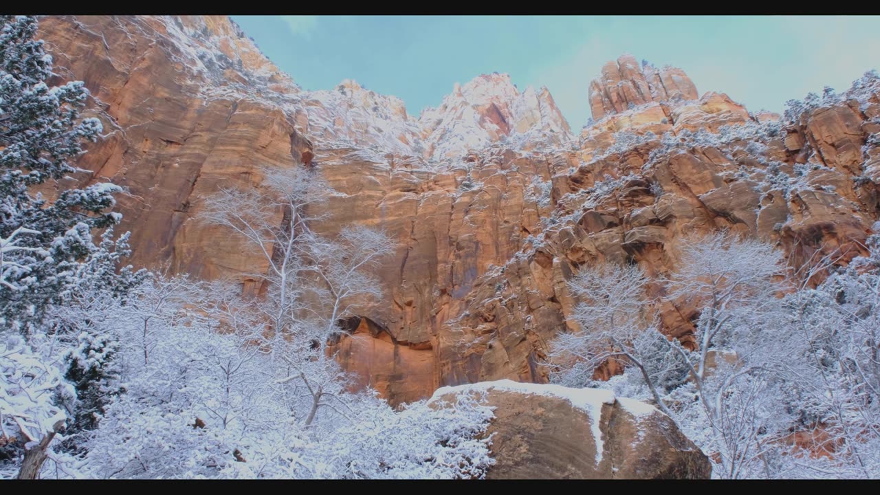 A Short Day 2 Exploring Zion National Park In Winter- Roads Closed RE Snow