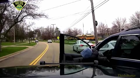 Body cam show Solon officer fired shots at armed suspect exiting stolen van after pursuit