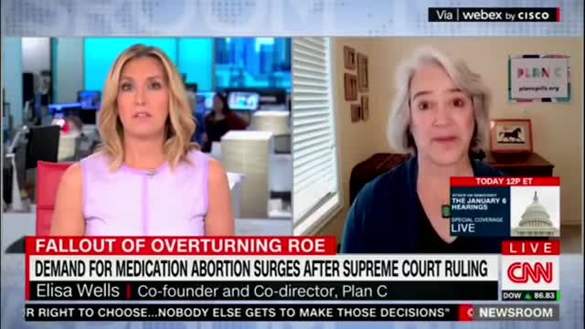 Poppy Harlow brings on a guest to suggest CNN's viewer break the law - 6/29/22