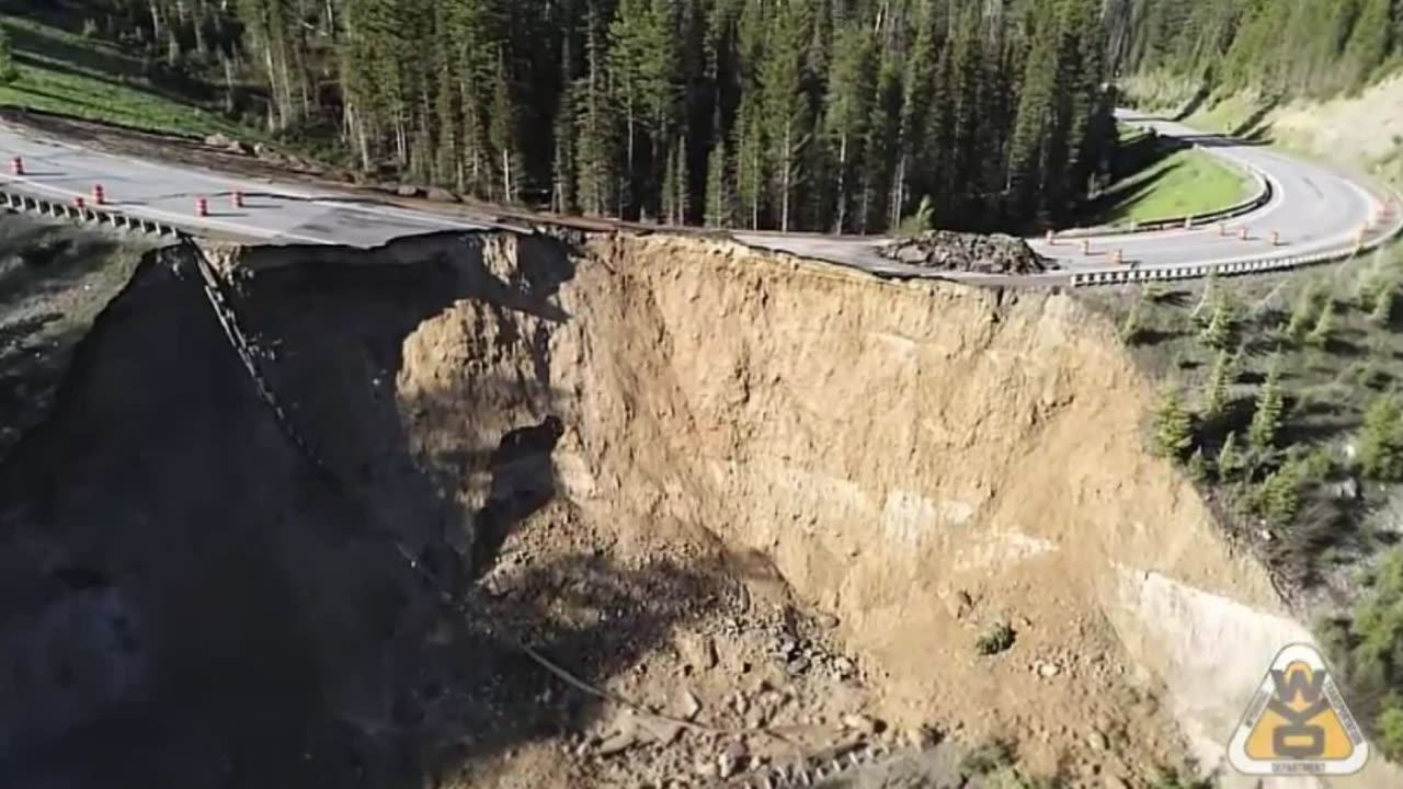 🤲 Hand of God Saved Lives! Wyoming's Teton Pass Road Collapses 'Catastrophic Failure'