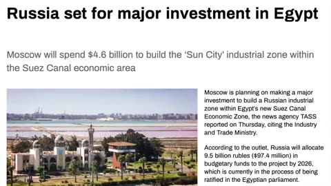 EGYPT HIGH ALERT AS THIS IS ABOUT TO GET MUCH WORSE & PUTIN KNOWS IT