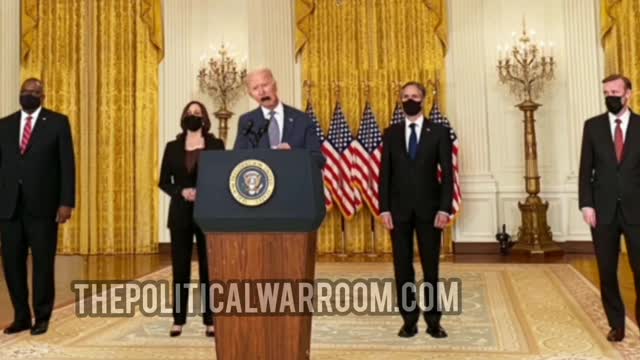 JOE BIDEN AFGHANISTAN TALIBAN FUNNY SPEECH PARODY VIDEO