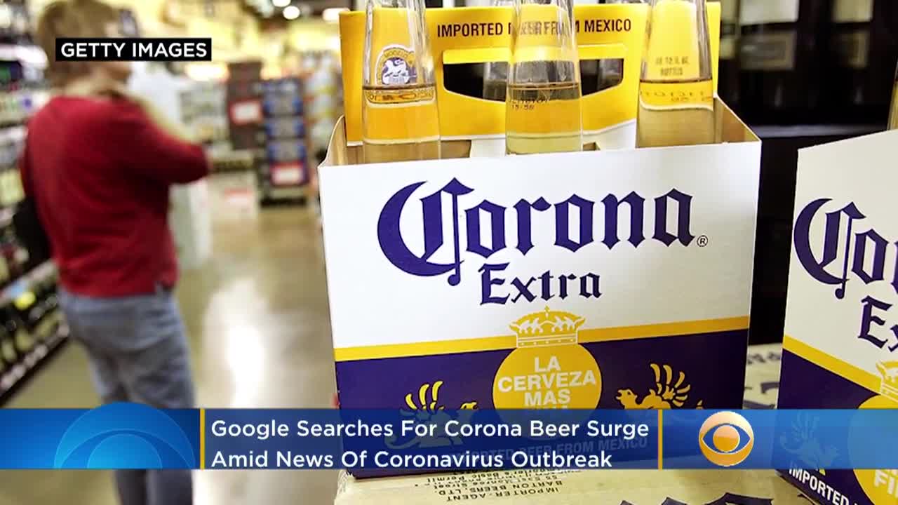 Google Searches For Corona Beer Surge As News Of Coronavirus Outbreak Spreads