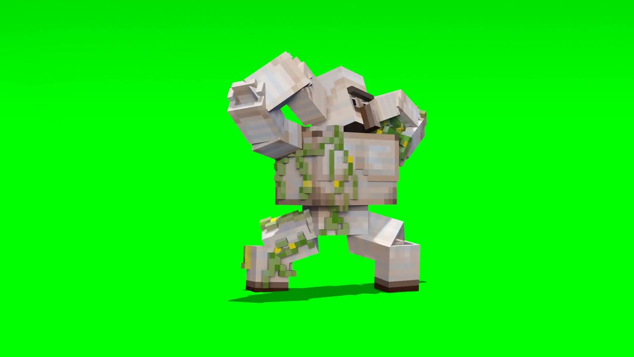 Minecraft golem animation