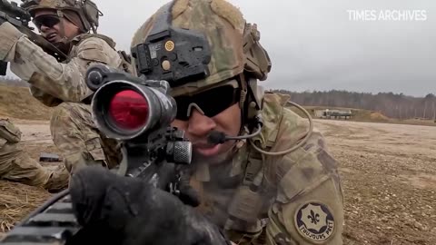 U.S. Army soldiers Intense Combat Training in Germany