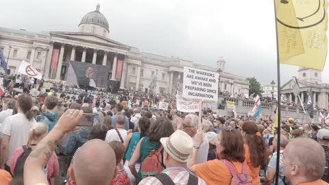 Trafalgal London Protest 24 July 2021 Ep1