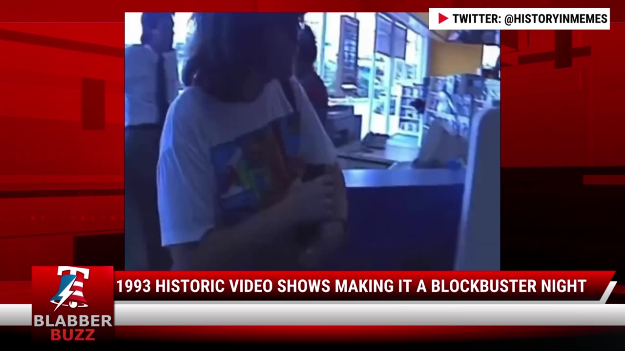 1993 Historic Video Shows Making It A Blockbuster Night