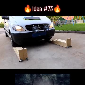 Simply wood car ramp!