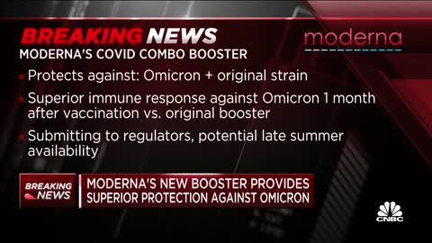 Moderna Says ‘Combo Booster’ Provides Stronger Protection Against Omicron