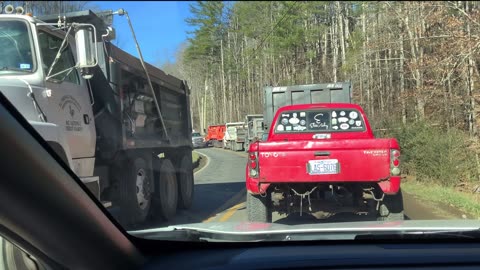 NW NC at The Treehouse 🌳 Post Helene recovery efforts 🛻 Truck convoys everywhere #yanceystrong