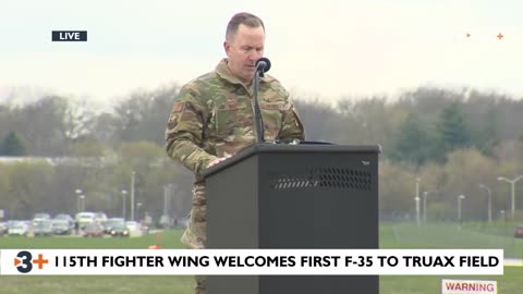 First F-35 to be stationed at Truax Field arrives