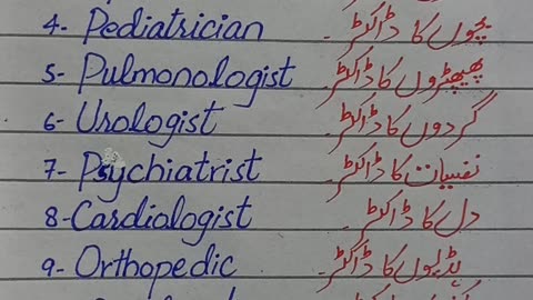 #types of doctors #informative