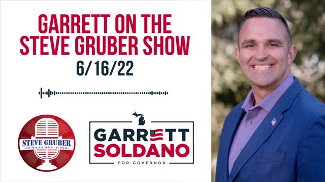 Garrett Joined The Steve Gruber Show This Morning June 16 2022