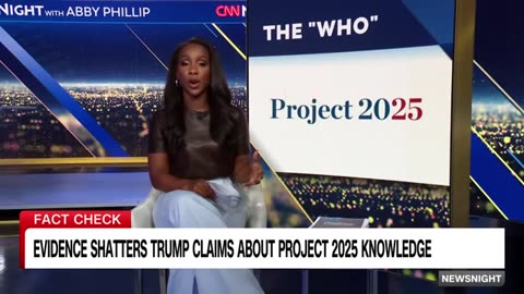 CNN anchor fact-checks Trump’s claims about Project 2025