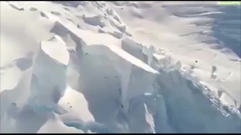Underground tunnel system under Antarctica