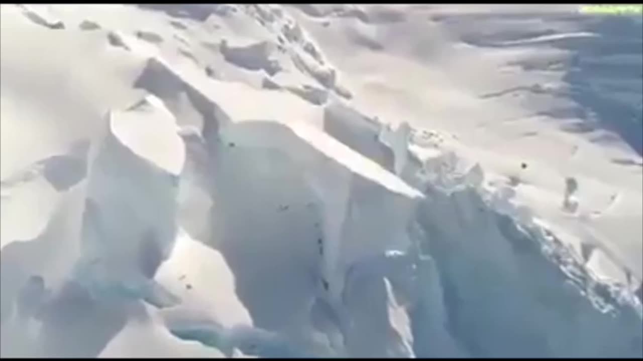 Underground tunnel system under Antarctica