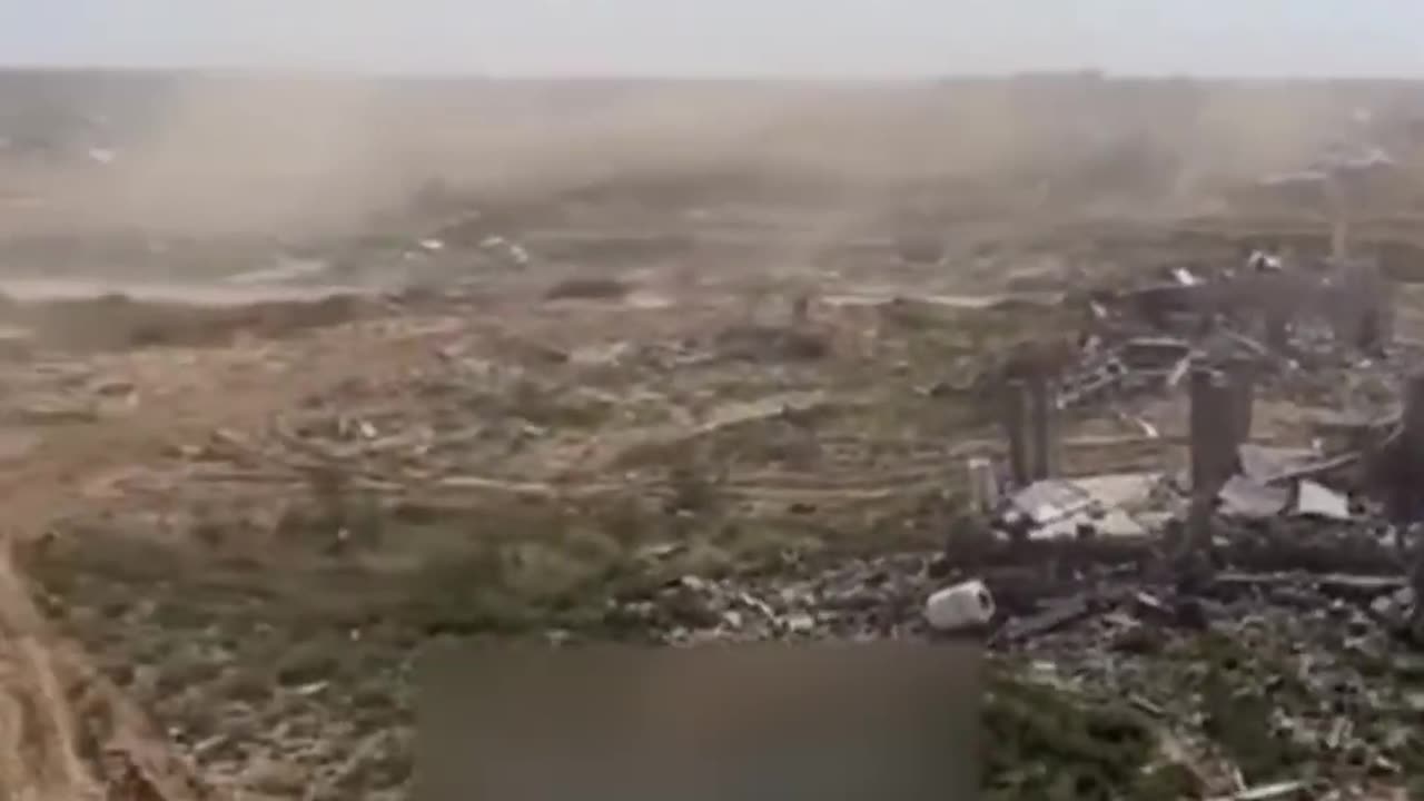 Israeli soldier posts video of the destruction in Gaza.