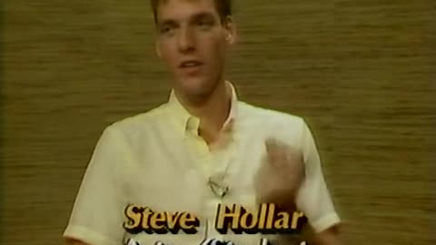 August 27, 1986 - Steve Hollar (Rade in 'Hoosiers') Talks with Patty Spitler