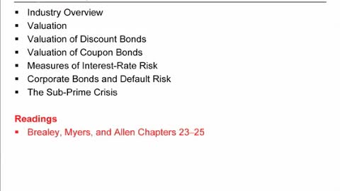 Finance Theory 1 - Present Value Relations III