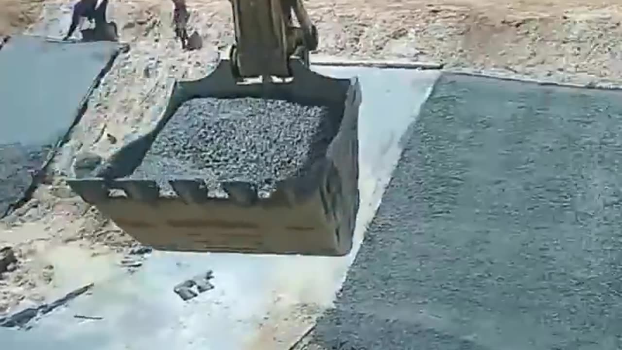 Wonderful work of excavator