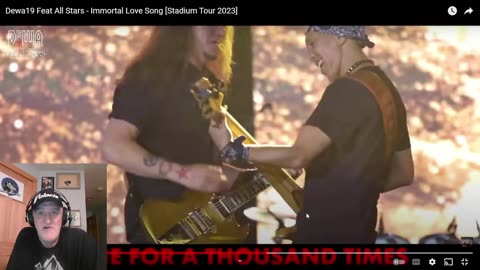 Dewa19 Feat All Stars - Immortal Love Song [Stadium Tour 2023] REACTION #reaction