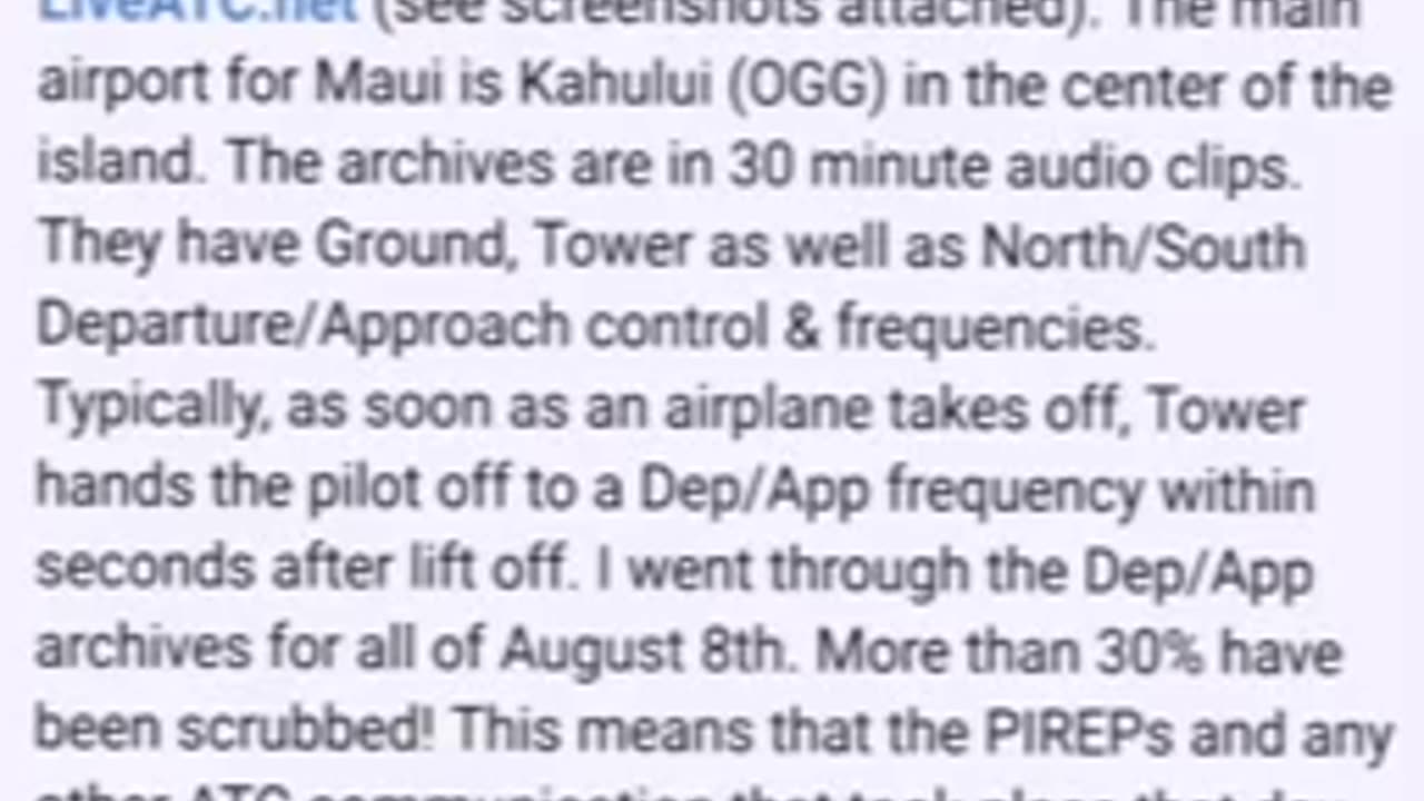Temporary flight restrictions over Lahaina a week after the fire was said to be contained.