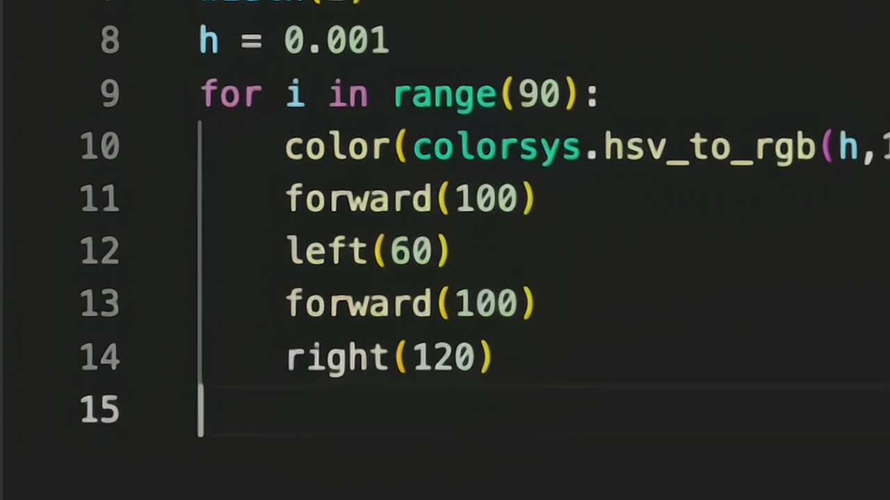 Amazing python Graphic programming || turtle #shorts #python #javascript #html #coding