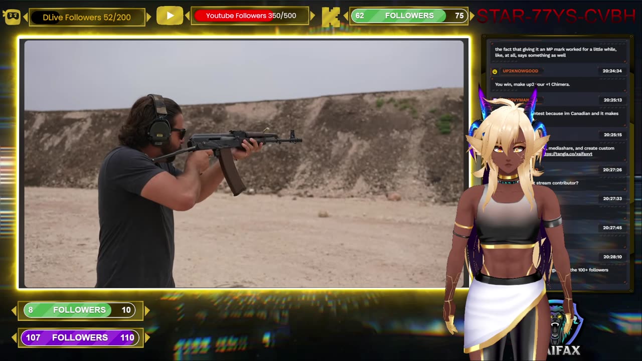 Xaifax Reacts to Brandon Herrera Showing Off His STG-44