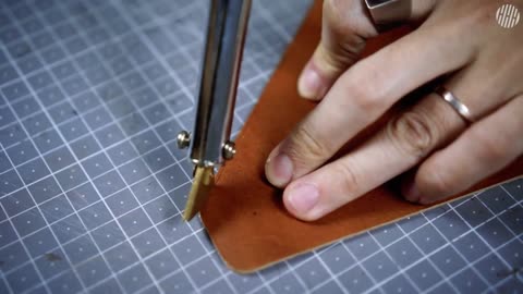 Cut The Excess Part Of Cowhide