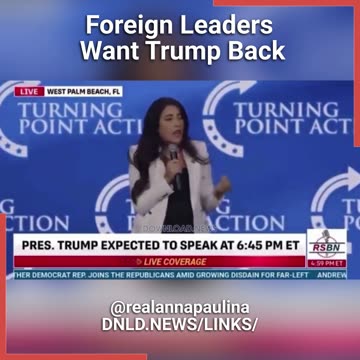 Anna Paulina Luna: World Leaders Want To Deal With Trump, Not Dementia Patients - 7/15/23